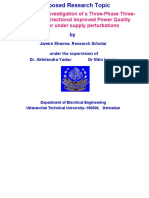 Performance Investigation of A Three-Phase Three-Level NPC Bidirectional Improved Power Quality Converter Under Supply Perturbations