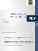 Escalas de valoración neonatal