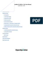 OSPi User Guide Raspberry Pi Sprinkler Controller