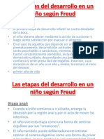 Etapas Del Desarrollo Evolutivo Sigmund Freud