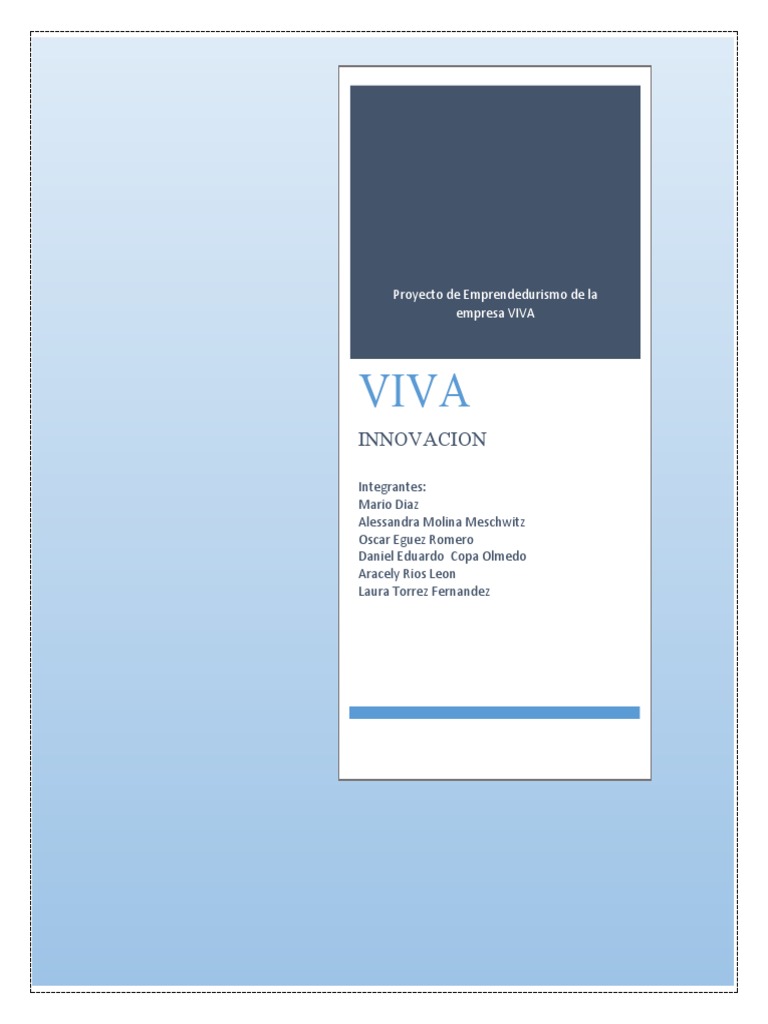 Proyecto Viva v.1.-2 | PDF | Internet | Telefonía móvil