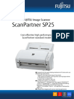 Scanpartner Sp25: Fujitsu Image Scanner