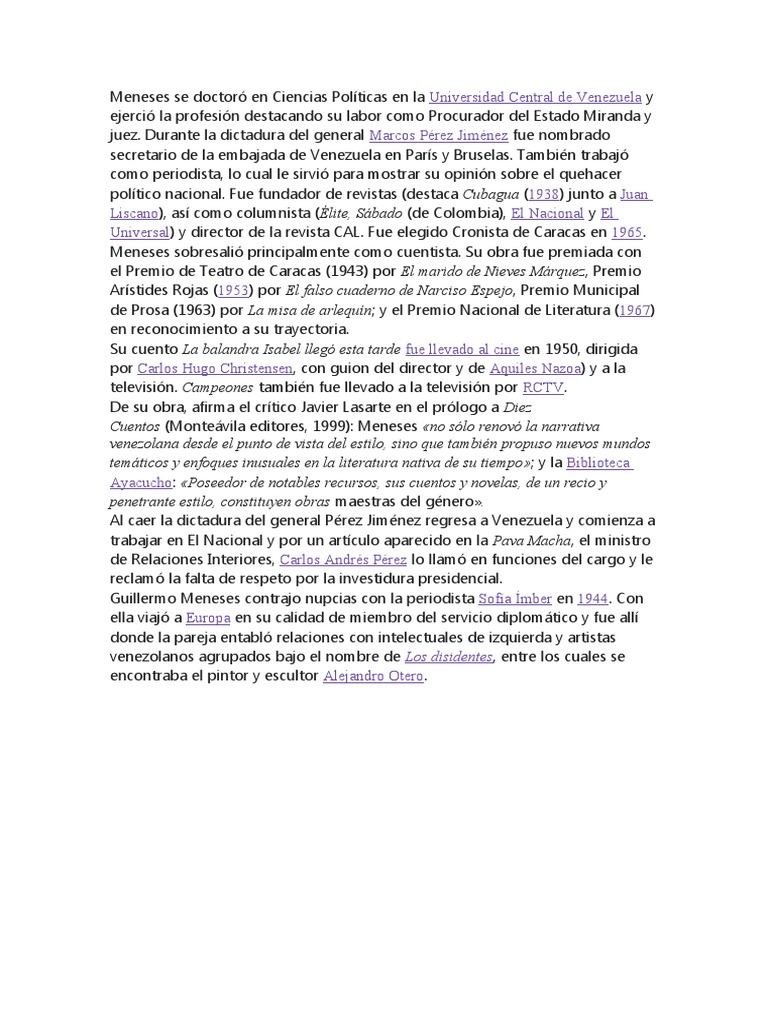 Biografía de Guillermo Meneses PDF