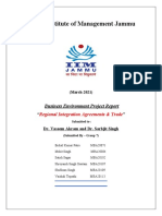 Indian Institute of Management Jammu: Business Environment Project Report " "