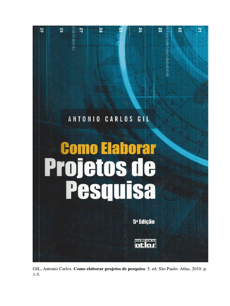 Como Elaborar Projetos de Pesquisa | PDF