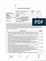 Requerimientos de Documentos