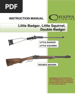 Little Badger, Little Squirrel, Double Badger: Instruction Manual