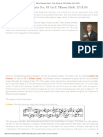 Haydn -Pequena Análise Piano Sonata No. 53 in E Minor Hob. XVI_34