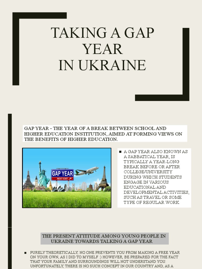 Taking A Gap Year Only Ones of Her | PDF | Ukraine