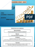 Economia - c3, La Economia y Principios