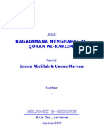 Bagaimana Menghafal Al-Qur’an Al Karim (Ummu Abdillah & Ummu Maryam)
