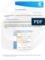 Software para Crear Presentaciones: Manipulación de Diapositivas