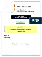 Accounting P1 GR 12 Exemplar 2020 Eng