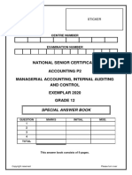 Accounting P2 GR 12 Exemplar 2020 Answer Book Eng