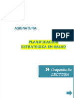 Planificacion Estrategica en Salud