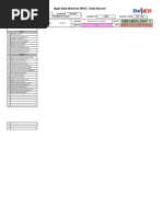 Gen - Biology 1: Input Data Sheet For SHS E-Class Record