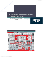 Tareas DBA y diccionario datos Oracle