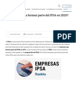 ¿Qué Empresas Forman Parte Del IPSA en 2020 - Rankia