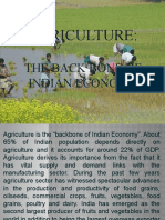 Agriculture:: The Back Bone of Indian Economy