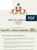Optician Vision of Eyesight Vector PowerPoint Templates Standard