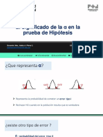 Alfa en Prueba de Hipótesis