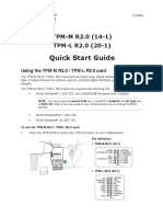 Quick Start Guide: TPM-M R2.0 (14-1) TPM-L R2.0 (20-1)