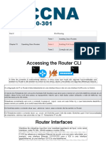 CCNA - M6 - CAP 15 - Parte 2 - Enabling IPv4 Support on Cisco Router Interfaces