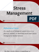 Stress management