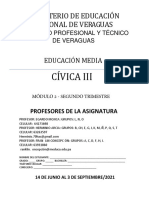 Módulo de Civica - 3 - II - Trimestre - 2021
