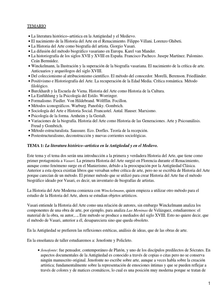 Evolución de la Historia del Arte | PDF | Historia del Arte | Florencia