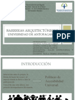 Barreras Arquitectónicas Universidad de Antofagasta