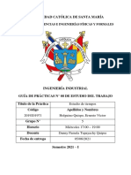 Informe N°8-Estudio de Tiempos