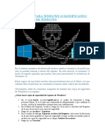 10 Trucos' para Windows 10 Modificando El Registro de Windows
