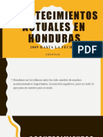 Acontecimientos Actuales en Honduras