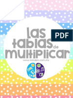 LAS TABLAS DE MULTIPLICAR Pastel MINDERS