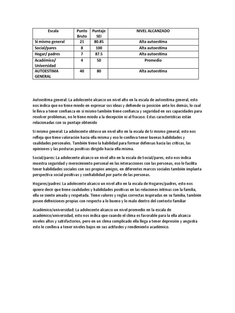 Escala | PDF | Crecimiento personal y profesional