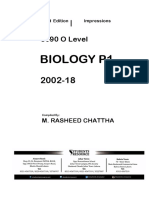 O Level Biology Topical Paper 1