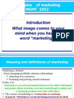 Introduction To Marketing