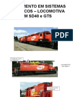 Treinamento em sistemas mecânicos de locomotivas GM SD40 e GT