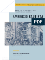 Ambrosio Bautista: This Study Resource Was