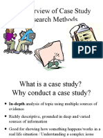 An Overview of Case Study Research Methods