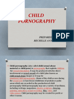 Child Pornography: Prepared By: Rechille Ann Abillo
