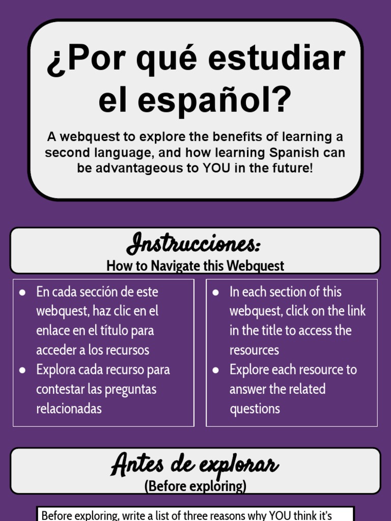 Benefits of Learning Spanish | PDF | Multilingualism | Hispanic And ...