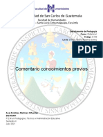 Tarea 01 Comentario Conocimientos Previos