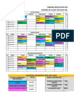 Horario Clases 2022