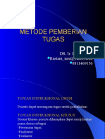 Metode Pemberian Tugas, Dr. Ir. Rustam. MS