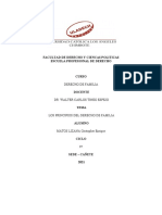 Principios Constitucionales Del Derecho de Familia