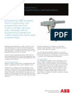 Simplified Robot Programming - Data Sheet