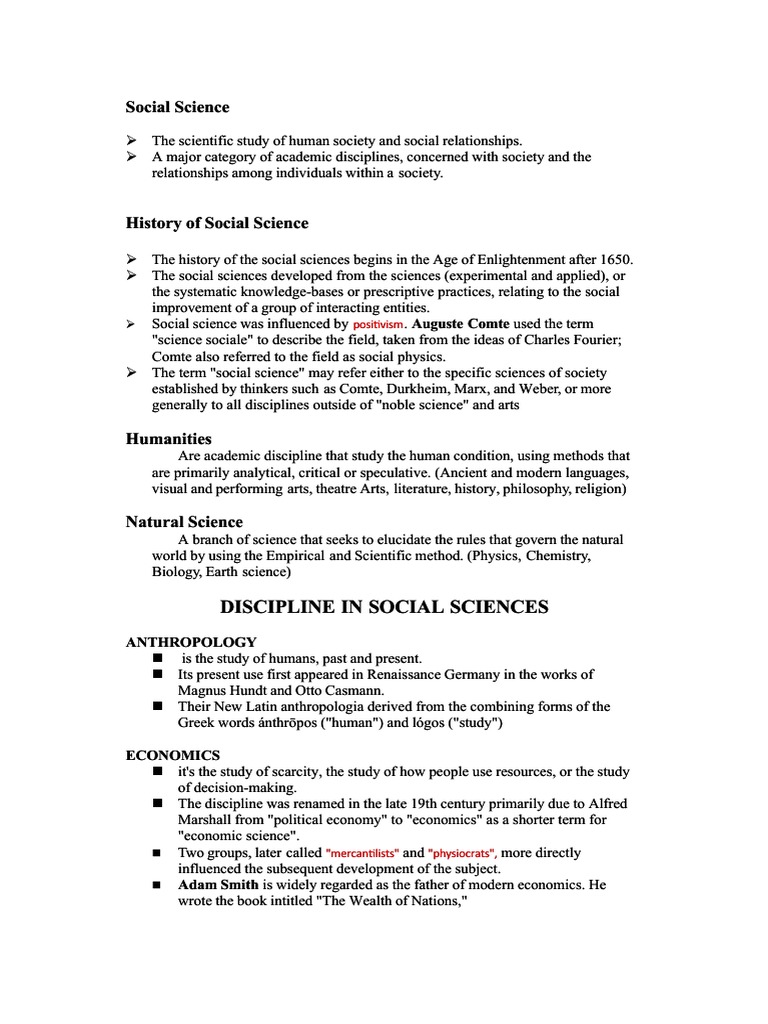 Ilide - Info Grade 11 Humss Diss PR | PDF | Social Sciences | Science