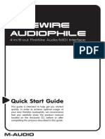 Firewire Audiophile: Quick Start Guide